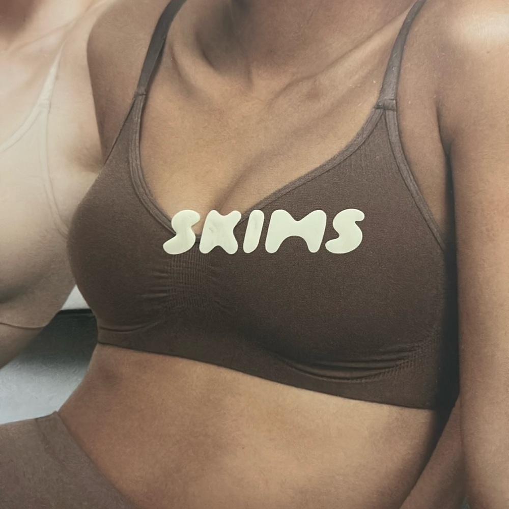 Skims bralette umber size small/medium brand new inbox